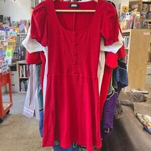 Reformation Red Dress Medium
